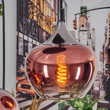 Industrial Modern Glass Ceiling Light for Living Room Bedroom