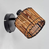 Boho-Bambus-Wandleuchten mit verstellbarem Kopf für Wohnzimmer und Schlafzimmer 
