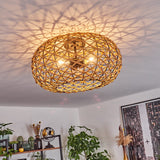 Bohemian Geometric Bamboo Ceiling Light for Living Room Bedroom