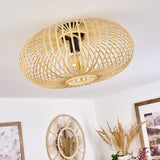 Scandinavian Style Bamboo Ceiling Light for Living Room Bedroom