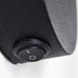 Industrielle Schwarz-Gold Bacau Wandleuchte mit Käfigschirm für Wohnzimmer und Schlafzimmer 