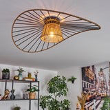 Art Deco Bohemian Bamboo Ceiling Light for Living Room Bedroom