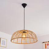 Bohemian Style Bamboo Pendant Light for Kitchen Dining Room