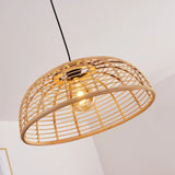 Bohemian Style Bamboo Pendant Light for Kitchen Dining Room