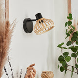 Boho-Bambus-Totui-Wandleuchten für Wohnzimmer und Schlafzimmer 