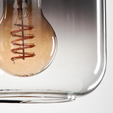 Modern Linear Gradient Glass Ceiling Light for Dining Room Living Room