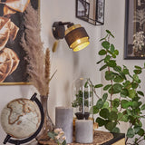 Boho-Bambus-Wandleuchten mit verstellbarem Kopf für das Wohnzimmer 