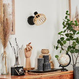 Boho-Bambus-Totui-Wandleuchten für Wohnzimmer und Schlafzimmer 