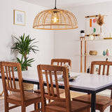 Bohemian Style Bamboo Pendant Light for Kitchen Dining Room