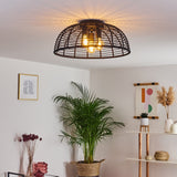 Industrial Bohemian Bamboo Ceiling Light for Living Room Bedroom