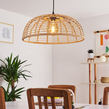 Bohemian Style Bamboo Pendant Light for Kitchen Dining Room