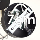 Industrielle Schwarz-Gold Bacau Wandleuchte mit Käfigschirm für Wohnzimmer und Schlafzimmer 