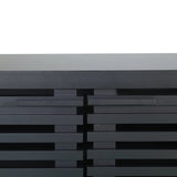 115''/292cm Living Room TV Stand with 36''/91cm Recessed Electric Fireplace