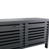 115''/292cm Living Room TV Stand with 36''/91cm Recessed Electric Fireplace