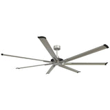 84 Inch 100 Inch Silent Storm Extra Large Ceiling Fan with Remote Control