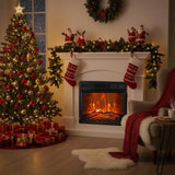 23" Einbau-Schwarzer Elektrokamin mit Fernbedienung 