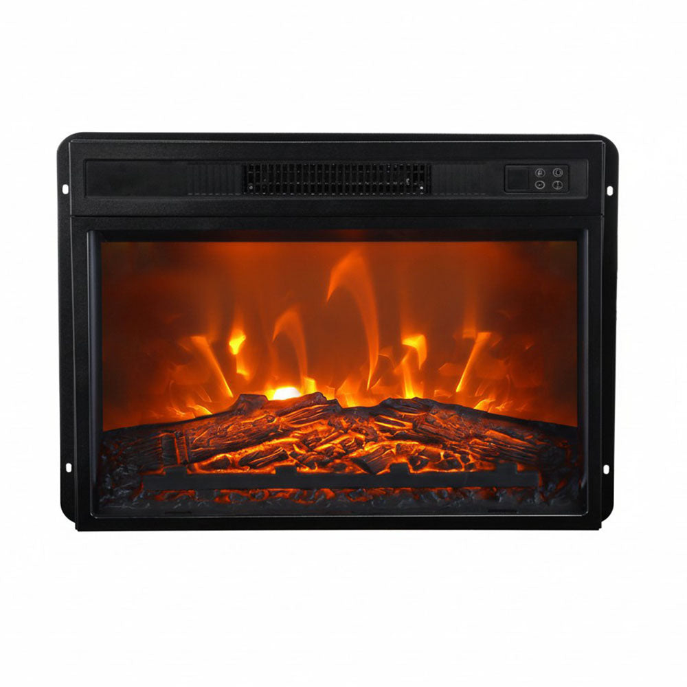 168 cm weißes LED-TV-Board mit elektrischem Kamin, passend für Fernseher bis zu 75" mit LED-Regalbeleuchtung 