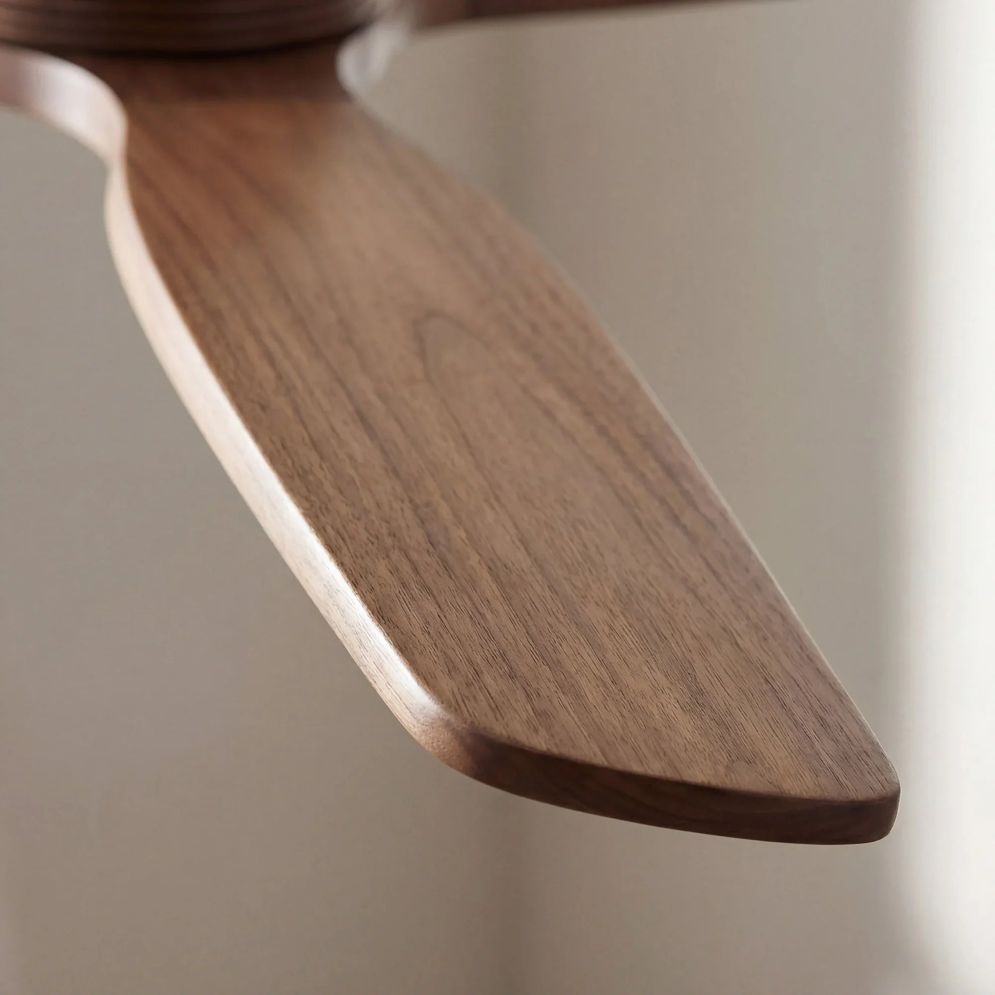 Louise Soft Brass Ceiling Fan Ø142 cm with LED Light and 100% Solid Wood Blades