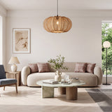 Rustic Rope Pendant Light 50 cm Diameter