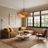 Wabi-Sabi Organic Bamboo Pendant Light 52 cm Diameter