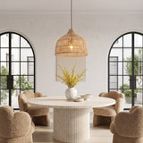 Modern Minimalist Weave Rattan Pendant Light 50 cm Diameter