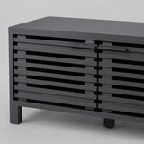 Noxen 115''/292 cm TV-Ständer fürs Wohnzimmer mit 36''/91 cm eingelassenem Elektrokamin 
