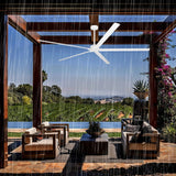 72 Inch 84 Inch Winni All-Aluminum IPX4 Outdoor Ceiling Fan with Remote Control