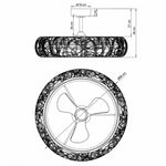 CORDOBA Ceiling Fan Ø89 cm with LED Light and Hidden Blades