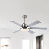 60" Lucknow Modern Ceiling Fan with Lighting and Remote Control