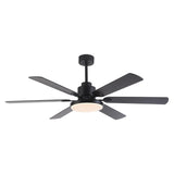 65" Amold Industrial Downrod Mount Ceiling Fan with Lighting and Remote Control