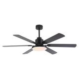 152cm (60") Industrial DC Motor Downrod Mount Reversible Ceiling Fan with Lighting and Remote Control