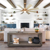 60" Oretha Windmill DC Ceiling Fan with LED Lighting