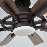 60" Oretha Windmill DC Ceiling Fan with LED Lighting