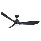 66" Misael Propeller Industrial DC Motor Ceiling Fan with LED Lighting