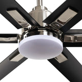 72" Bankston Modern DC Motor Downrod Mount Reversible Ceiling Fan with Lighting and Remote Control