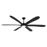 72" Jaydn Farmhouse Satin Nickel DC Motor Downrod Mount Reversible Ceiling Fan with Lighting and Remote Control