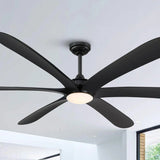 72" Jaydn Farmhouse Satin Nickel DC Motor Downrod Mount Reversible Ceiling Fan with Lighting and Remote Control