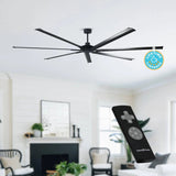 84 Inch 100 Inch Silent Storm Extra Large Ceiling Fan with Remote Control