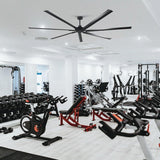 84 Inch 100 Inch Silent Storm Extra Large Ceiling Fan with Remote Control