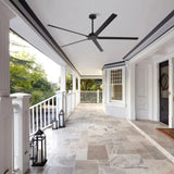 72 Inch 84 Inch Winni All-Aluminum IPX4 Outdoor Ceiling Fan with Remote Control