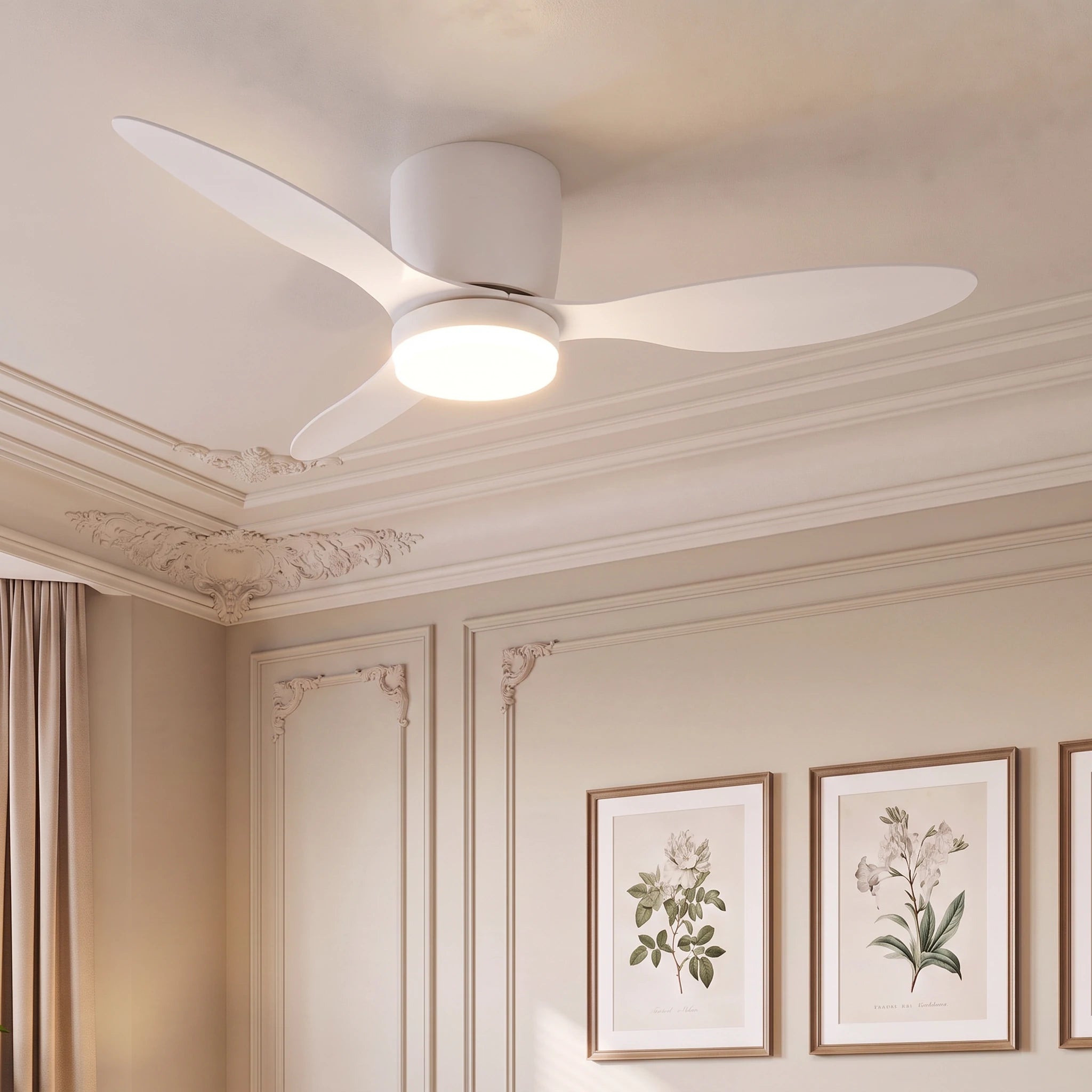 Sierra Ultra-Quiet DC Motor Ceiling Fan 132cm (52") with LED Light
