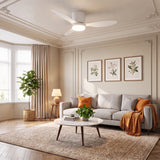 Ventilateur de plafond Sierra à moteur CC ultra-silencieux Ø132 cm avec éclairage LED 