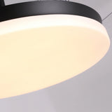 Cielo Ultra-Quiet DC Motor Black Ceiling Fan Ø106 cm with 3 Retractable Blades and LED Light