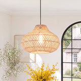 Suspension en rotin côtier de 48 cm de diamètre 