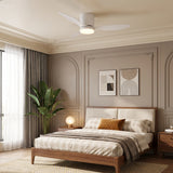 Ventilateur de plafond Sierra à moteur CC ultra-silencieux Ø132 cm avec éclairage LED 