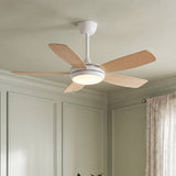 Ventilateur de plafond silencieux Ella Ø106cm avec 5 pales et éclairage LED 