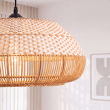 Modern Rattan Pendant Light 48 cm Diameter