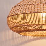 Modern Rattan Pendant Light 48 cm Diameter