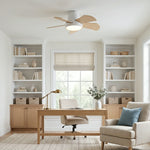 Weston Silent Ceiling Fan Ø76 cm with 5 Blades and LED Light