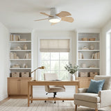 Weston Silent Ceiling Fan Ø76 cm with 5 Blades and LED Light